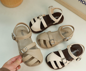 Sandalias Romanas Casuales de Verano para Niñas, con Punta Cerrada y Diseño Calado - Product Image 2
