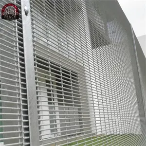 358 High Security Anti Climb Fence Welded Wire Mesh Steel Fence Panel