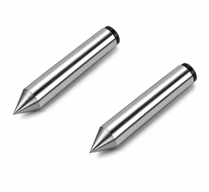 Pointe de tournage pour tour, diamètre de trou 12 mm, 65HRC, revêtement en nitrure de titane, forme ronde, pour usage externe sur tour CNC - Product Image 1