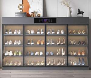 Armadio per scarpe di disinfezione intelligente portico d'ingresso di grande capacità salone di bellezza deodorante sterilizzazione asciugatura scarpe armadi - Product Image 2