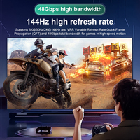 Cable HDMI V2.1 8K UHD de Alta Calidad, 8K 60Hz 48Gbps, Cable HDMI 4K 120Hz para Cine en Casa, Monitor, Computadora, Proyector