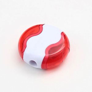 เครื่องเหลาดินสอแบบกลม พกพาสะดวก ผลิตจากวัสดุ ABS รับทำโลโก้ตามสั่ง พิมพ์ซิลค์สกรีน สำหรับงานส่งเสริมการขาย โรงเรียน - Product Image 2