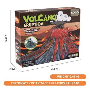 Jouets scientifiques pour enfants Zhorya, kit scientifique DIY pour l'éruption de volcans, kit éducatif de physique pour l'école, jouets éducatifs pour enfants - Product Image 6