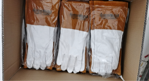 Guante de soldadura MIG TIG, color negro, totalmente forrado, piel de cabra, Palma dividida, piel de vaca, sin costuras, cómodo, ALTA DESTREZA - Product Image 6