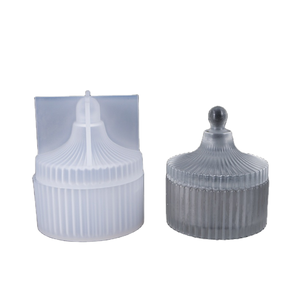 Khuôn silicon nhựa resin hình vương miện, kiểu dáng mới, hộp đựng tròn sọc, giao hàng nhanh, dùng làm dụng cụ làm bánh tự làm - Product Image 1