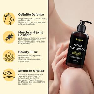<span class=keywords><strong>Huile</strong></span> de <span class=keywords><strong>massage</strong></span> pour les muscles endoloris à l'<span class=keywords><strong>arnica</strong></span> Kanho, <span class=keywords><strong>huile</strong></span> pour le soin de la peau, relaxante, apaise l'esprit, dissout les tensions et harmonise le corps, 240 ml - Product Image 3
