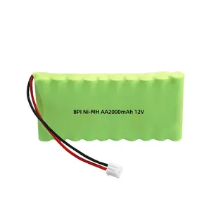 Fabricante BPI Fábrica personalizar 12V 25,6 V Alta capacidad Alta calidad NiMH paquete de baterías de iluminación de emergencia