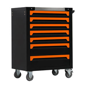 भारी शुल्क स्टील कार्यशाला रोलिंग ट्रॉली उपकरण छाती पहियों गैरेज भंडारण 7 दराज उपकरण गाड़ी बॉक्स रोलर कैबिनेट मजबूत लोड - Product Image 3