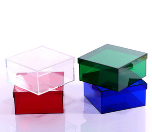 New Custom Transparent acrylic display box Plexiglass display box dust cover