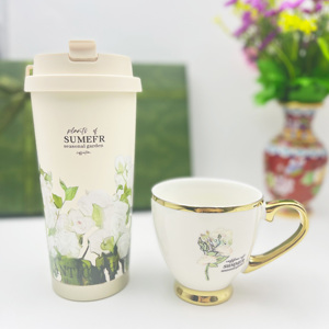 Juego de Regalo de Navidad para Mujer, Taza Térmica, Taza de Café, para Viaje, Boda, Damas de Honor, Negocios, Regalo Festivo para Mujer, de Lujo - Product Image 3