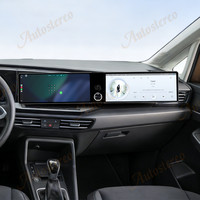 Autoradio Android 14 à double écran 25 pouces avec Carplay pour VW Caddy 2019-2024, lecteur multimédia, navigation GPS, unité principale