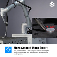 Robot de Soldadura Industrial de Seis Ejes con Protección IP67, Manipulador de Soldadura por Arco para Fabricación Automotriz y Metallurgia