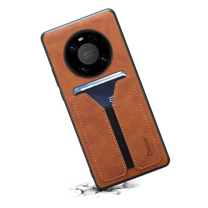 Étui de téléphone portable en cuir PU Denior antichoc avec insert élastique et protection d'écran pour la série Mate 60/50/40/30 (1 emplacement pour <span class=keywords><strong>carte</strong></span>) - Product Image 5
