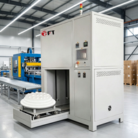 Four de frittage atmosphérique à chargement par le bas 1600C avec contrôle PID automatique et protection au gaz inertes pour le frittage céramique