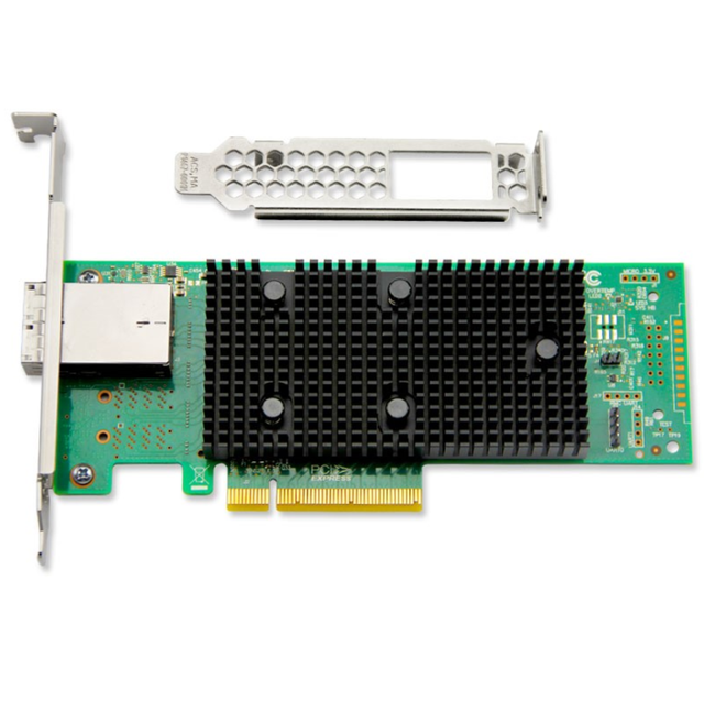 9400-8E Tri-Mode 12Gb/s SAS HBA 05-50013-01 Storage Controller - 8 Channel - SATA 6Gb/s/SAS 12Gb/s Low Profile 1.2 GBps RAID