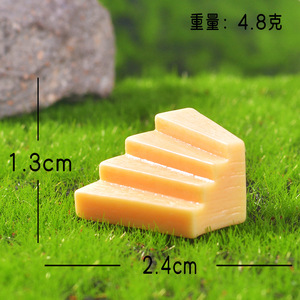 Adornos de Paisaje en Miniatura, Escalones de Piedra Modernos de Estilo Antiguo Simulados, Manualidades de Resina para Jardinería y Bonsái - Product Image 6