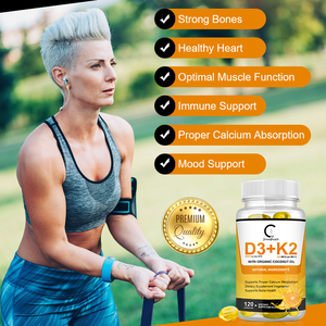 Le Migliori Capsule di <span class=keywords><strong>Vitamina</strong></span> <span class=keywords><strong>D3</strong></span> e K2 da 5000 UI, 120 Pezzi, per il Supporto Immunitario e Osseo - Product Image 2
