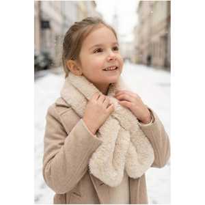 Calentador de Cuello de Felpa Blanco Hueso para Niñas Byn001 Categoría de Producto Calentadores de Piernas - Product Image 1