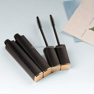 IN STOCK RTS LOW MOQ Empty Eyelash Extensions Cosmetic Makeup Bottle 8ml Black Matte Long Square Liquid <strong>Mascara</strong> <strong>Tube</strong> - Product Image 1