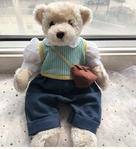 Personalizzabile orsacchiotto giocattolo per il bambino morbido peluche regali di nozze ragazzo e ragazza coppia con vestiti pieni di cotone PP - Product Image 6