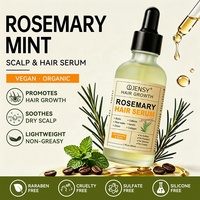 Serum Penumbuh Rambut Label Pribadi Grosir Alami Organik Biotin Beras Rosemary Nutrisi Kulit Kepala Minyak Serum Penumbuh Rambut