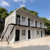 Maison conteneur mobile préfabriquée pour chantier de construction, villa amovible et démontable, bureau au design contemporain - Marque ZF