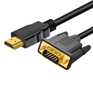 อะแดปเตอร์แปลงวิดีโอเสียงอะนาล็อกดิจิตอล xpb สายเคเบิลสำหรับ HDMI ตัวผู้เป็น <span class=keywords><strong>VGA</strong></span> ตัวเมียสำหรับอะแดปเตอร์ HDMI เป็น <span class=keywords><strong>VGA</strong></span> - Product Image 2