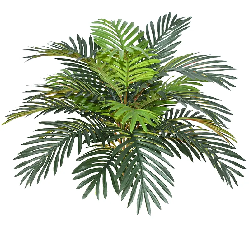Tropical Leaves Stems Faux Plastic Palm Tree Leaves Leaf Greenery Floral Wedding Garden Decoration artificial tree plants