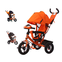 Poussette tricycle 4 en 1 pour enfants, vélo tricycle pour bébé, pas cher