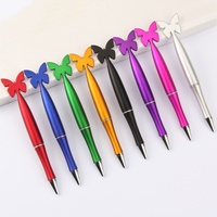 Stylos promotionnels créatifs en forme de cœur, papillon, étoile, fleur, emballés dans une boîte cadeau pour la Saint-Valentin, Noël