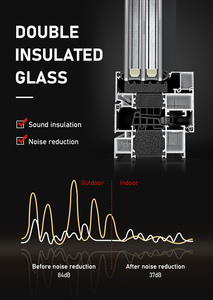 EEHE Fenêtres pliantes horizontales en aluminium pour cuisine personnalisée Véranda en aluminium Fenêtres pliantes intelligentes - Product Image 4