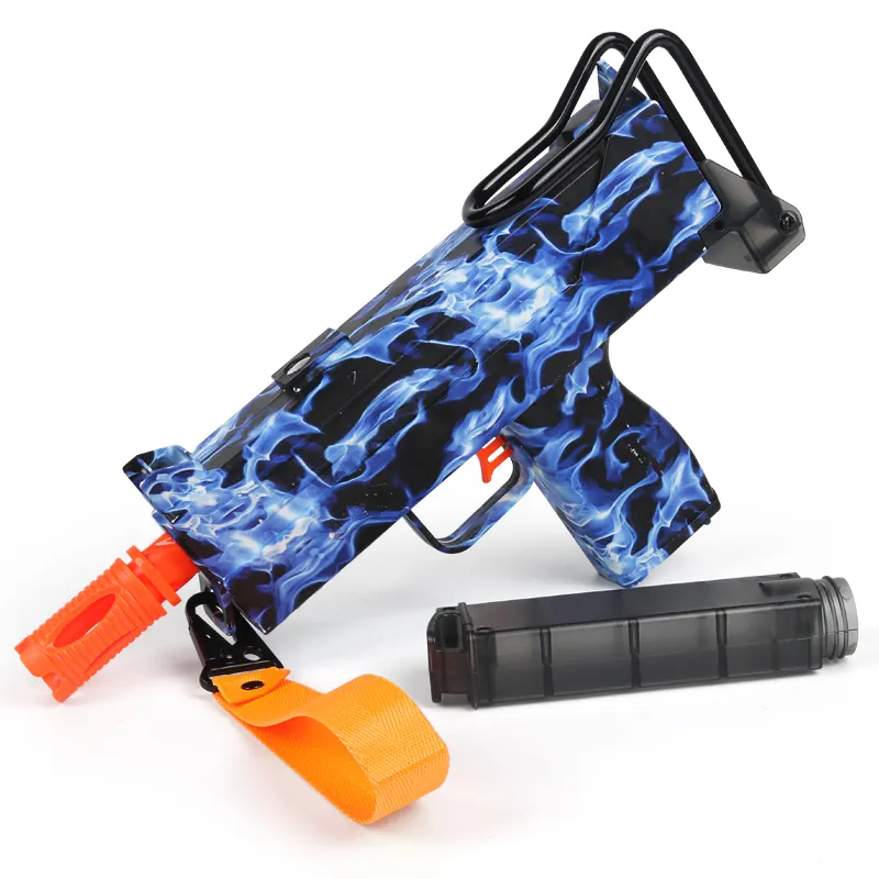 真新しい射撃ターゲット & サイトジェルボールブラスター付き2ブレーターUZIおもちゃの銃