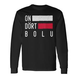 T-shirt a maniche lunghe Bolu Turkey con design Dort Bolu, abbigliamento unisex - Product Image 1