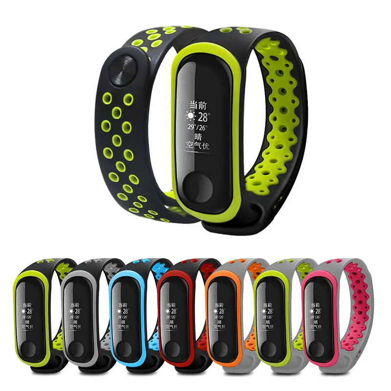 RTS Oem design food grade mi band 4 strap silicone adjustable watches wristband hot selling rubber band