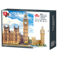 Lezi Big Ben Ensemble de jouets de construction en briques de construction 3466 pièces Mini bloc pour enfants Briques en plastique Démonter Construction Cadeau pour les enfants
