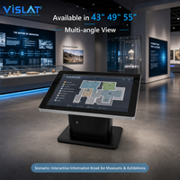 Table tactile interactive pour enfants Vislat de 32 pouces, avec écran LCD sur pied, pour jeux vidéo en libre-service et affichage publicitaire
