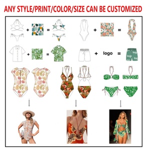 Conjunto de Bikini de Dos Piezas para Mujer, Sexy, de Algodón, con Estampado de Rayas Finas, en Paquetes Múltiples, para Mujeres Maduras y de Talla Grande, 2023 - Product Image 6
