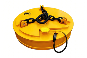 Electroimán para Manipulación de Chatarra de Acero, Forma Redonda, 1-10 Toneladas, Electroimán para Excavadora, Elevador Electromagnético - Product Image 2