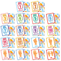 Cartes flash cognitives numériques personnalisées imprimées en UV, 36 cartes, interaction parent-enfant, outil d'apprentissage, papier coloré
