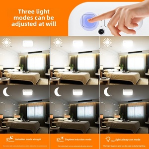 Lámpara de Inducción Moderna con Sensor de Movimiento y Atenuación Automática, Luz LED de Techo de Superficie para Pasillos, Escaleras y Entradas - Product Image 3