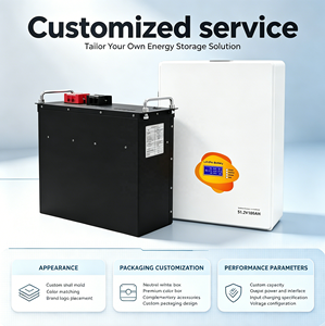 แบตเตอรี่โซลาร์เซลล์ 10 กิโลวัตต์ชั่วโมง แบบติดผนัง/ติดตั้งบนชั้นวาง  ชุดลิเธียมสำหรับระบบกักเก็บพลังงานภายในบ้าน - Product Image 4