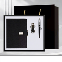 Cadeau d'entreprise personnalisé 4-en-1 : carnet en cuir, porte-cartes, impression sérigraphique, logo personnalisé, Halloween