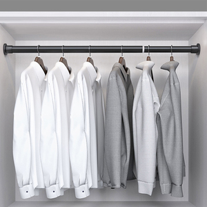 Barres de rideau occultant <span class=keywords><strong>à</strong></span> ressort de fenêtre multifonctions, <span class=keywords><strong>tringle</strong></span> de suspension de vêtements de balcon, <span class=keywords><strong>tringle</strong></span> de garde-robe - Product Image 3