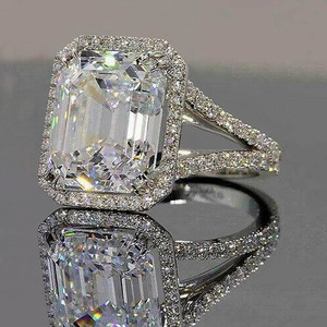 Anello dal Design Quadrato, Stile Semplice, Anello da Dito per Donne - Product Image 1