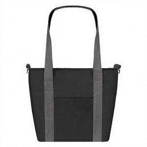 Sac à bandoulière pliable de grande capacité pour femmes, léger, en polyester, souple, pour voyage, camping, shopping, sac de rangement multi-usage - Product Image 2
