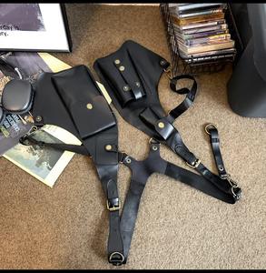Sangle réglable sac à bandoulière sous les bras hommes extérieur Steampunk sac de téléphone portable pour vélo de sport - Product Image 3