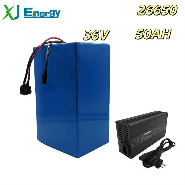 Cnntny 26650 LiFePO4 Battery Pack, 36V 50Ah Electric Scooter Battery, Custom Voltage & Capacity Available