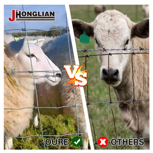 سياج شبكي مجلفن للمزارع، سياج للماشية والخيول والأغنام والرياضات، سلك مجلفن رخيص للحيوانات، سياج مزرعة - Product Image 4