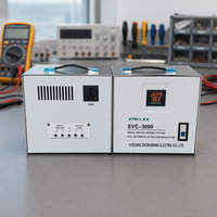 Régulateur de tension SVC monophasé en cuivre AVR 3 KVA 50/60Hz pour centre de données
