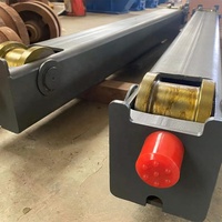 Nouveau réducteur de vitesse pour roue motrice de grue portique, roulement à rouleaux en acier forgé de 17 pouces, roues de grue haute capacité